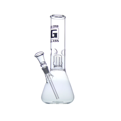 Ice Glass Bong Glow Biker Percolator 28cm